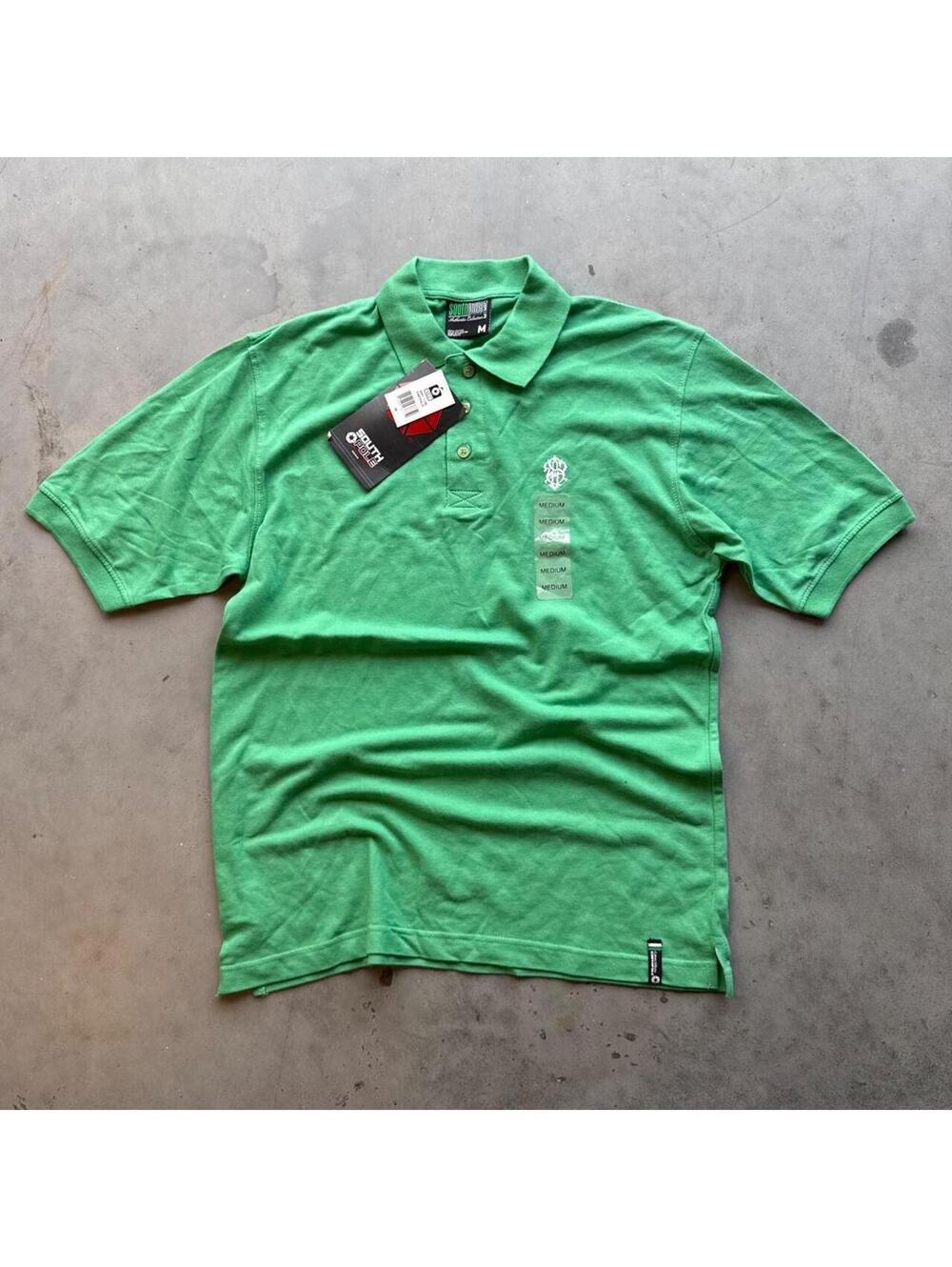 NWT Y2K Southpole Mint Green Polo (Medium)